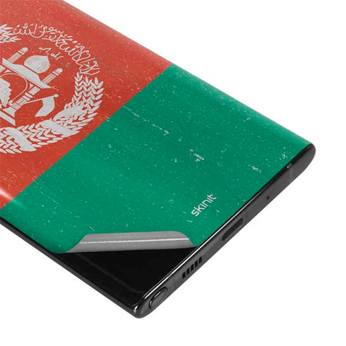 Afghanistan Flag Distressed Galaxy Note 10 Plus Skin